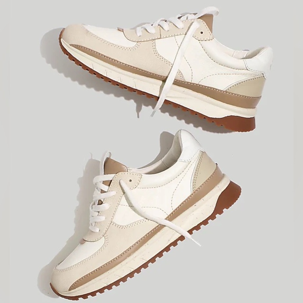 Madewell Kickoff Trainer Sneaker - Antique Cream